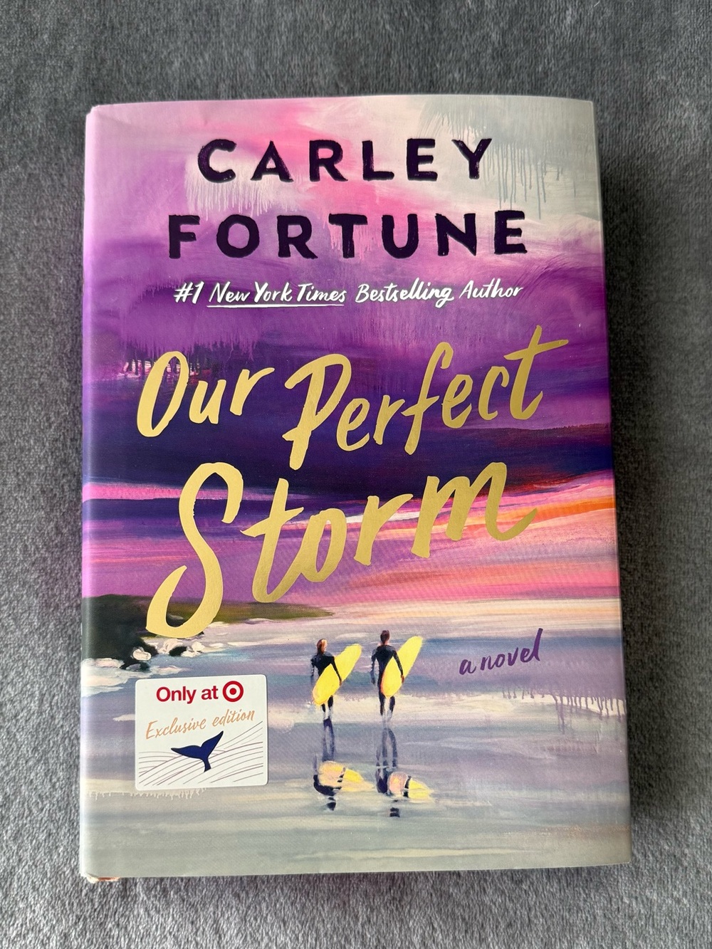 Our Perfect Storm by Carley Fortune, hardcover exclusive Target edition
